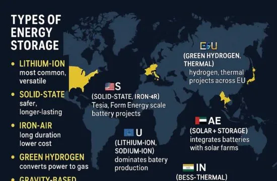Compressed Energy Storage Infographic
