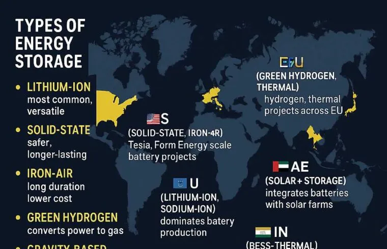 Compressed Energy Storage Infographic